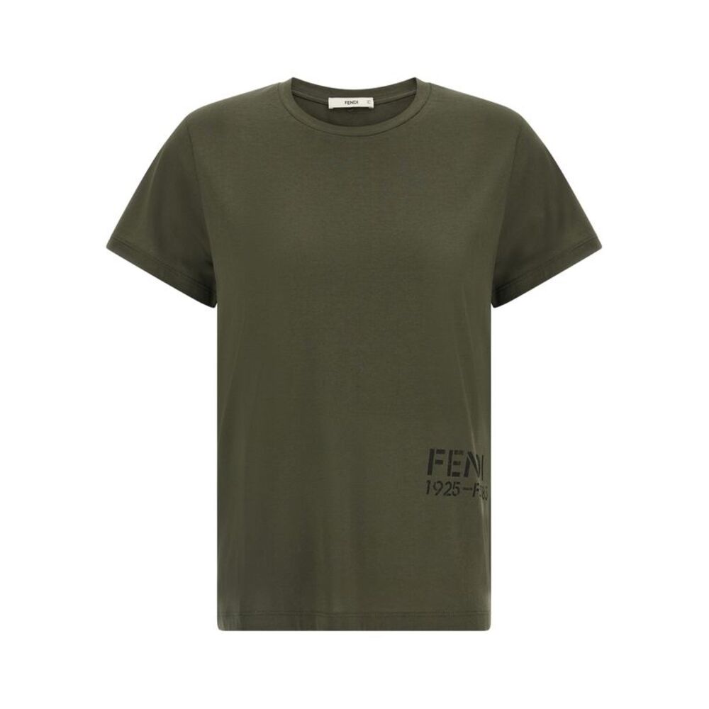 Fendi Women T-Shirt With 'Stencil' Print